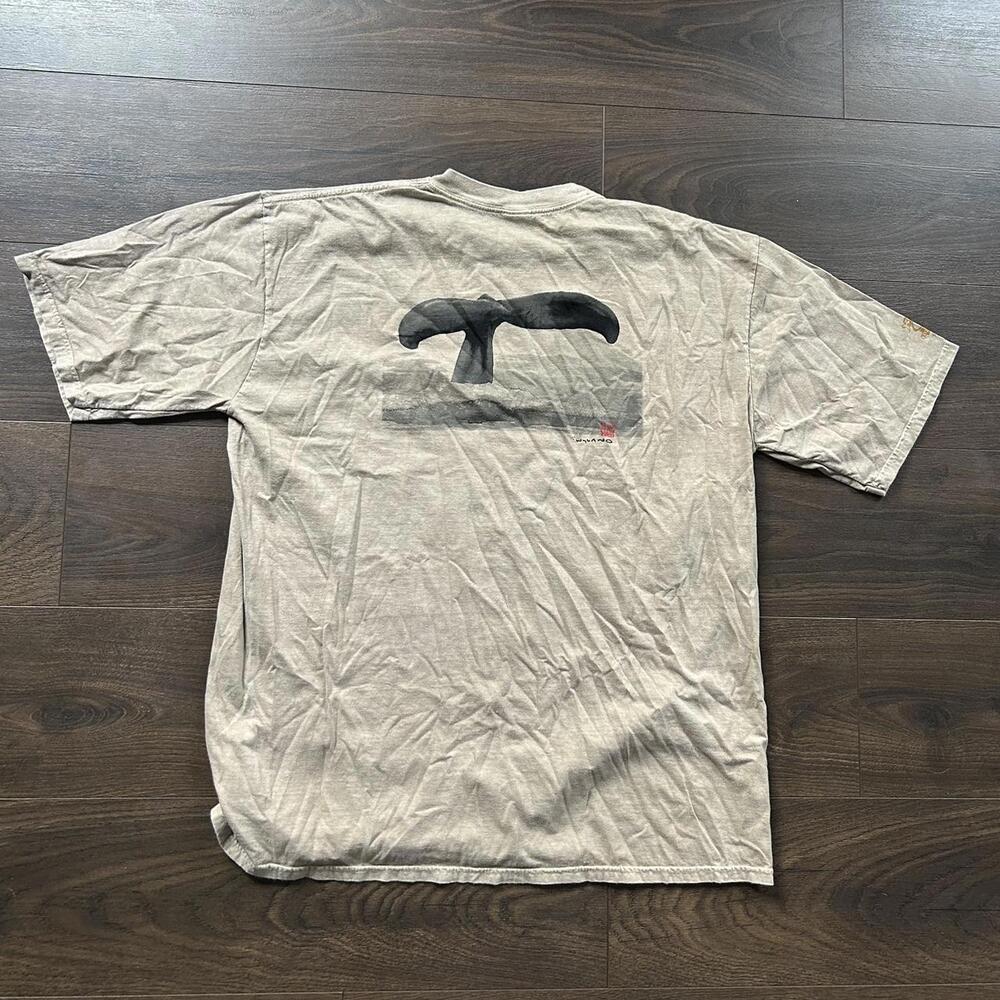 American Vintage Men's Tan and Black Tshirt